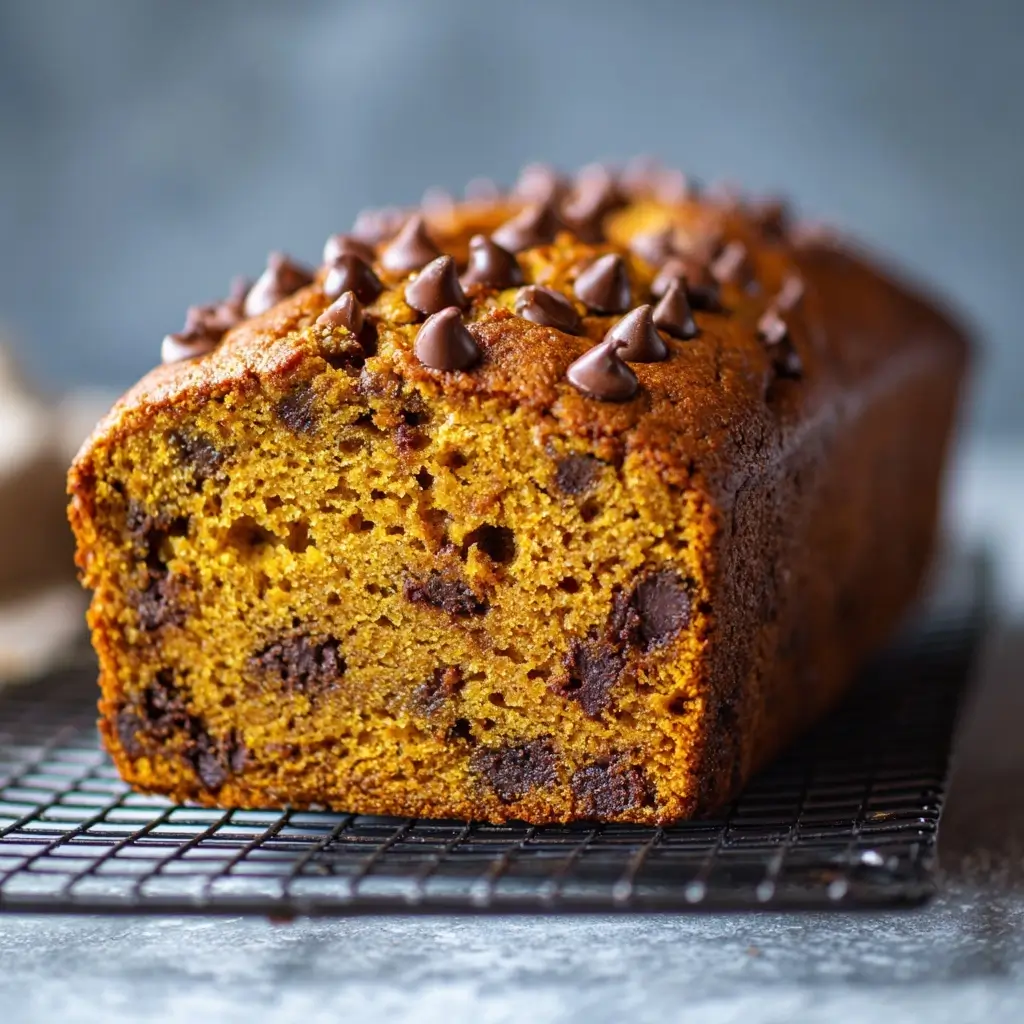 Pumpkin Spice Chocolate Chip Bread