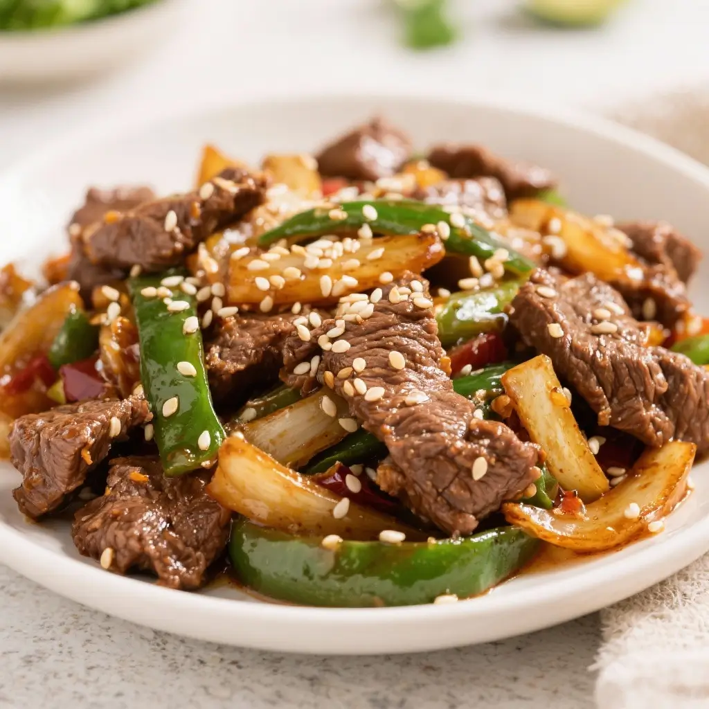 Sesame Ginger Beef Stir Fry