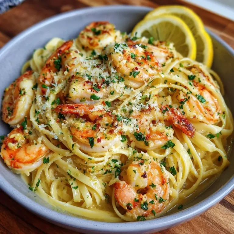 Shrimp Scampi with Linguine
