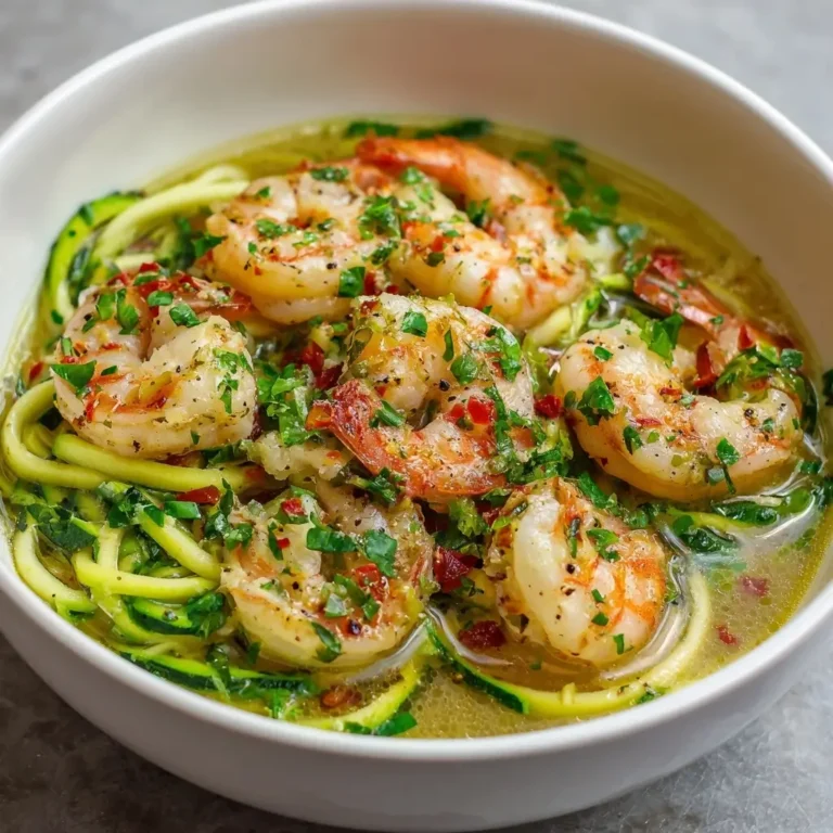 Shrimp Scampi with Zucchini Noodles