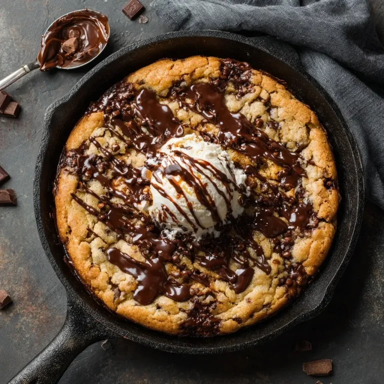 Skillet Chocolate Chip Cookie
