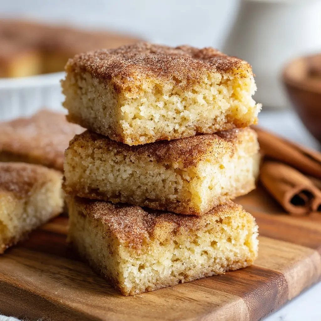 Snickerdoodle Blondies
