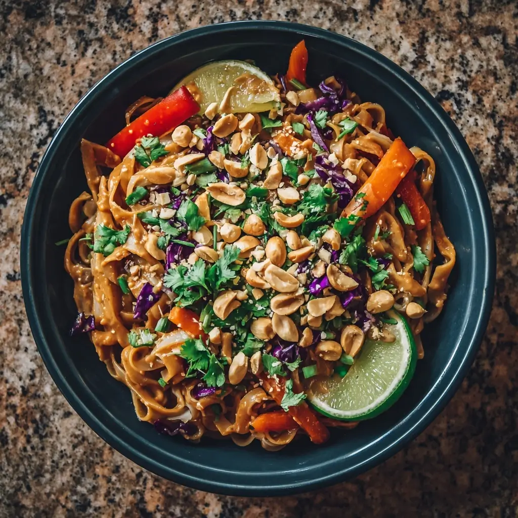 Spicy Peanut Noodle Bowls