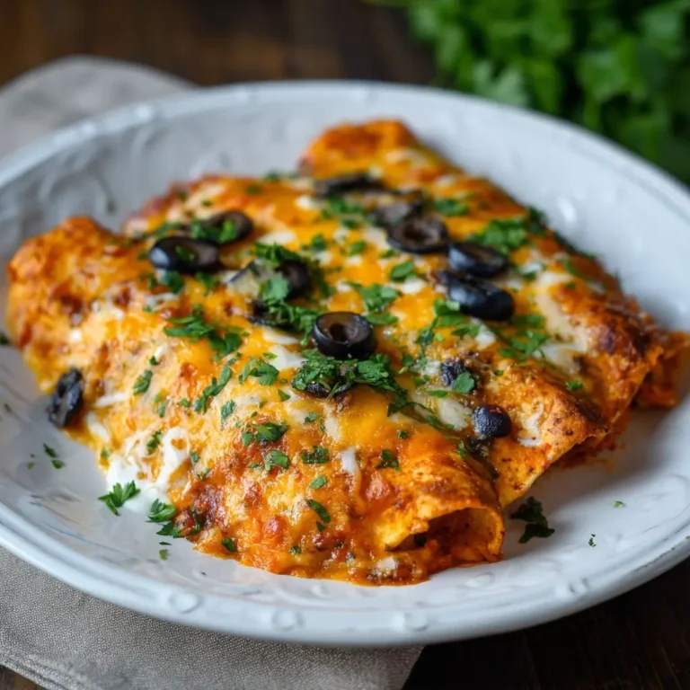 Sweet Potato Black Bean Enchiladas