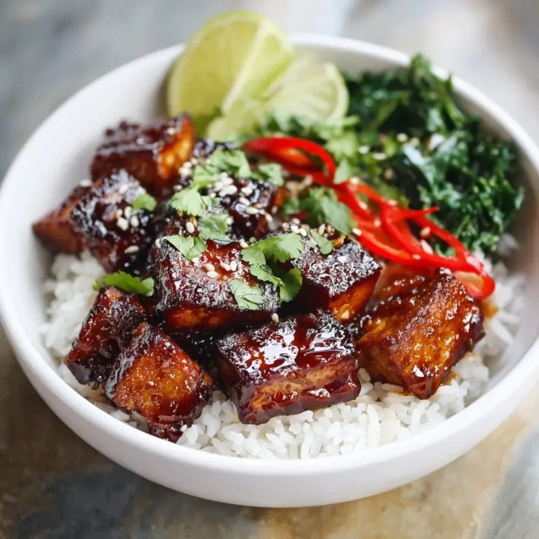 Sweet Soy Glazed Tofu Bowls