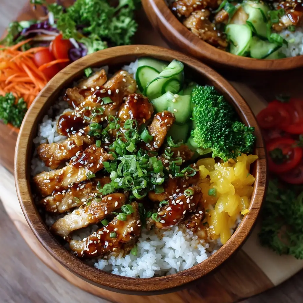 Teriyaki Chicken Rice Bowls