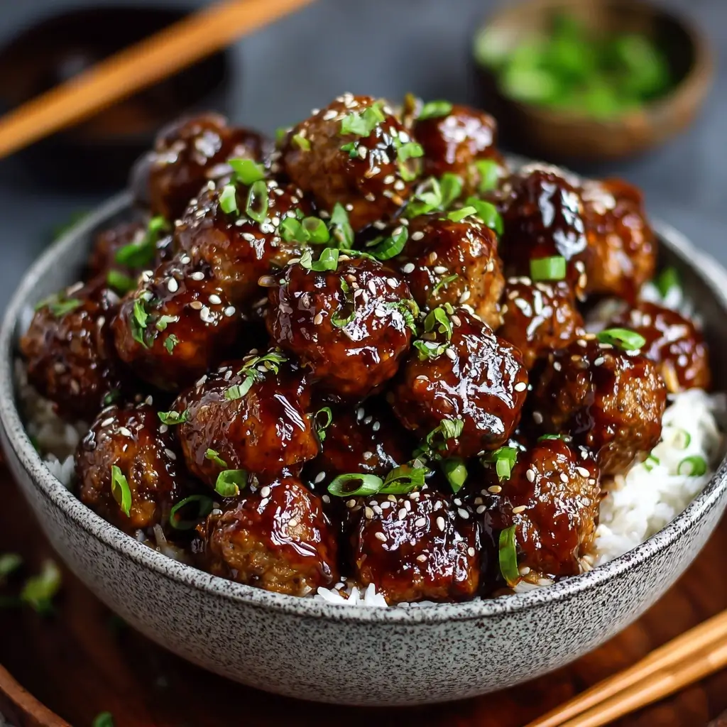 Teriyaki Glazed Meatballs