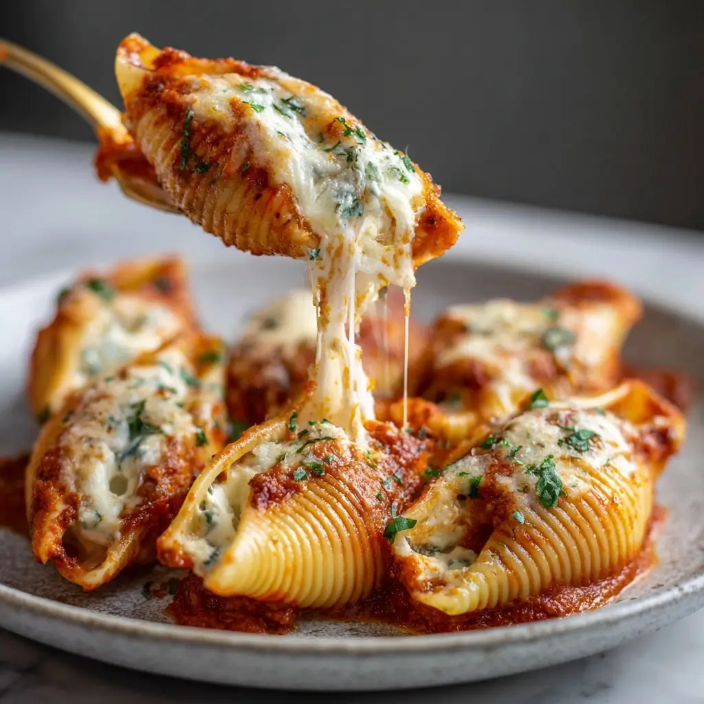 Three Cheese Stuffed Shells