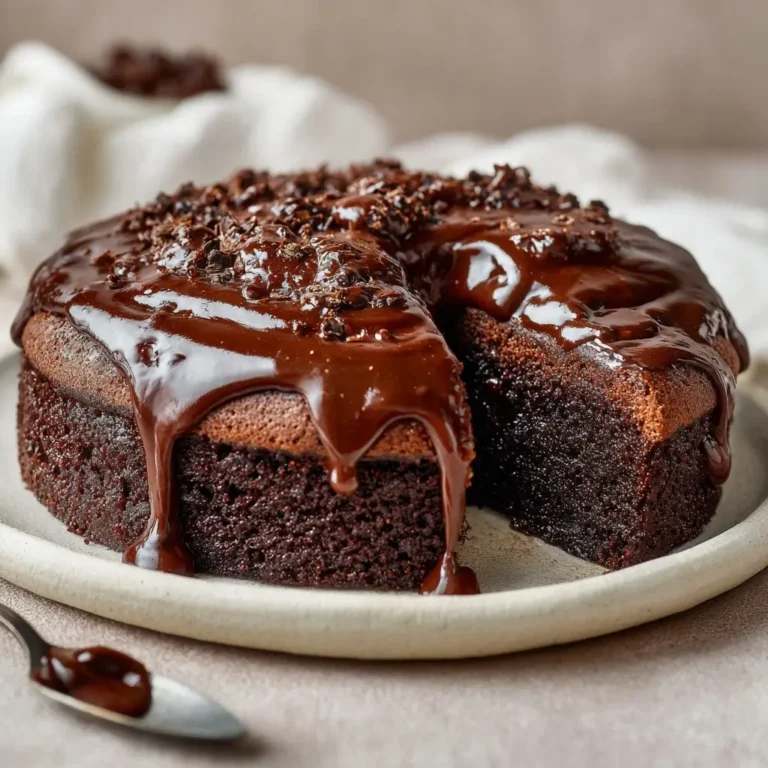 Warm Chocolate Fudge Cake
