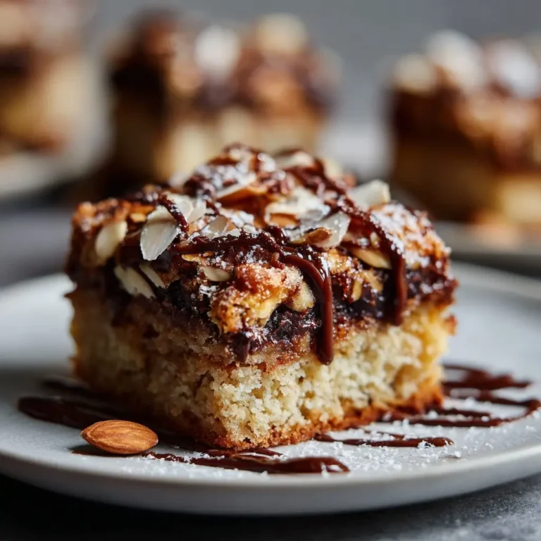 Almond Croissant Blondies
