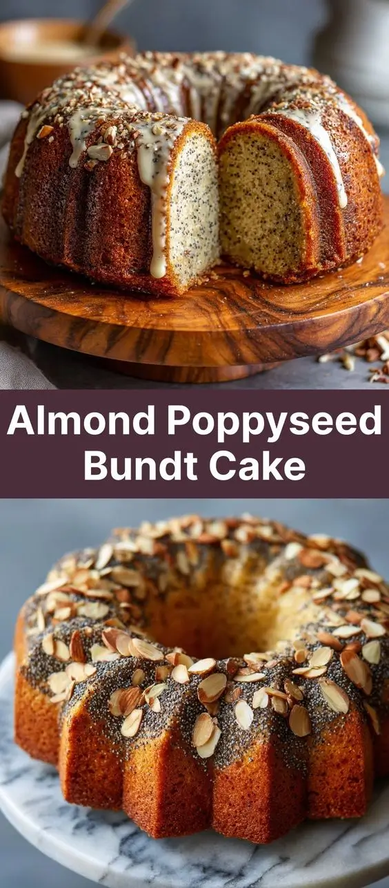 Almond Poppyseed Bundt Cake