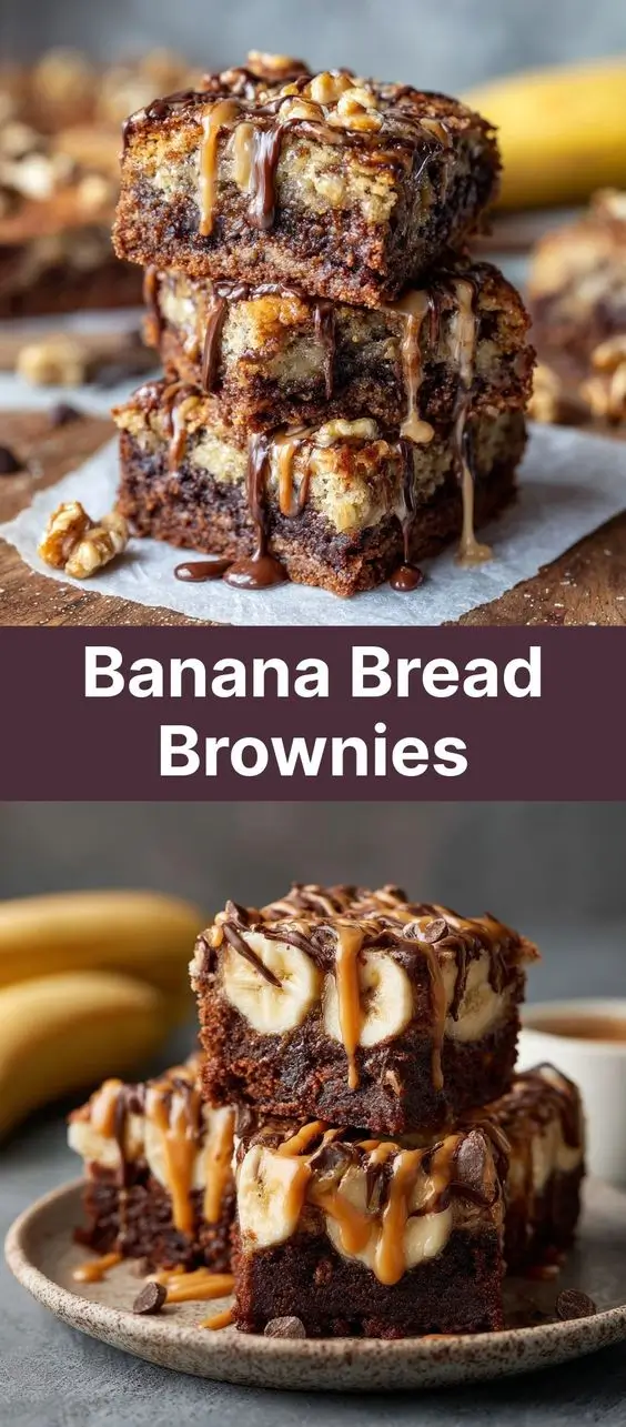 Banana Bread Brownies
