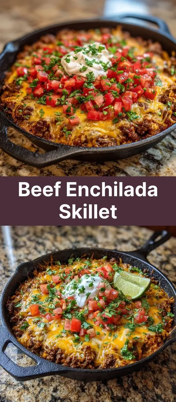 Beef Enchilada Skillet