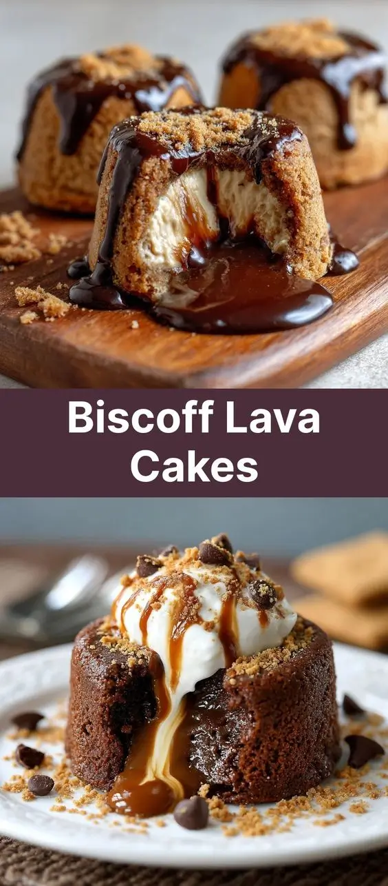 Biscoff Lava Cakes