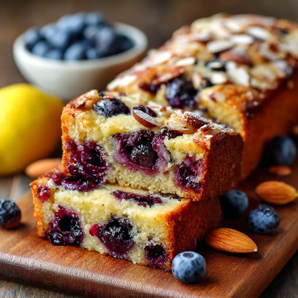 Blueberry Almond Coffee Cake