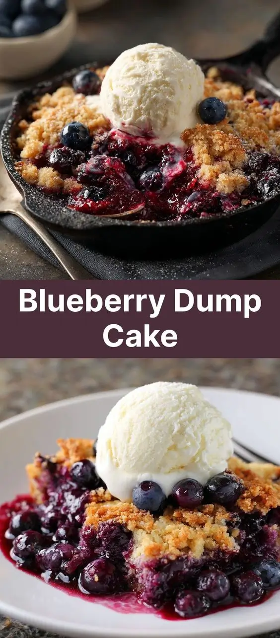 Blueberry Dump Cake