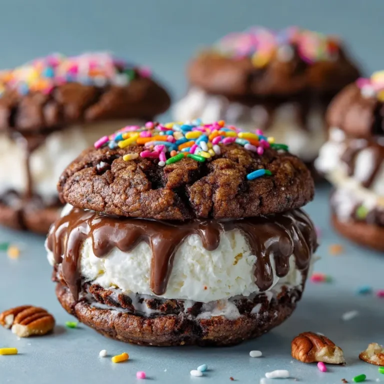 Brownie Cookie Sandwiches