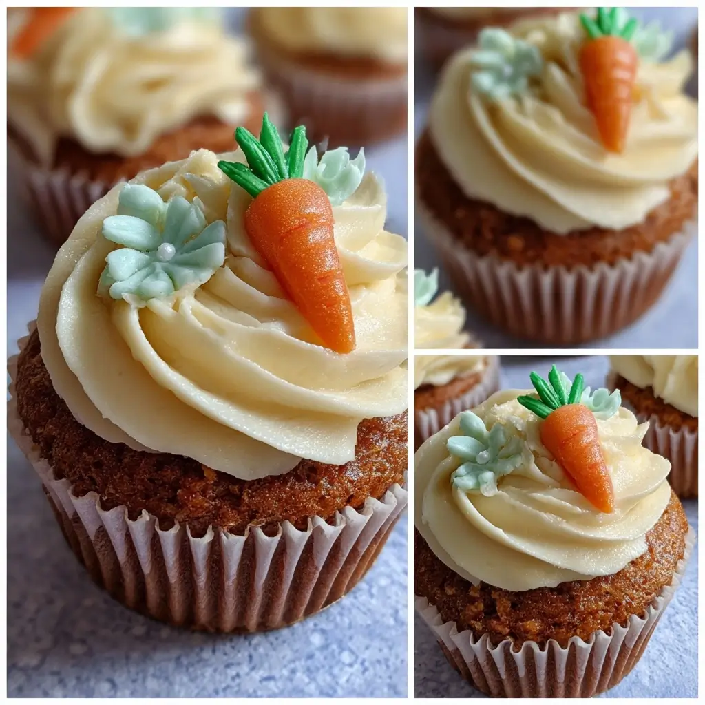 Carrot Cake Cream Cheese Cupcakes