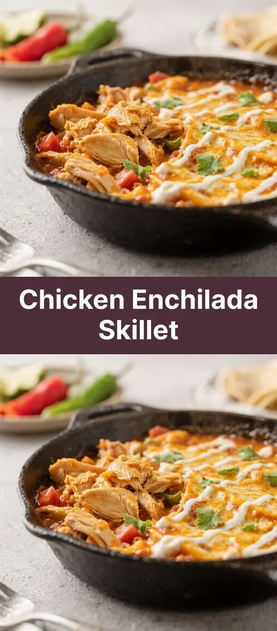 Chicken Enchilada Skillet