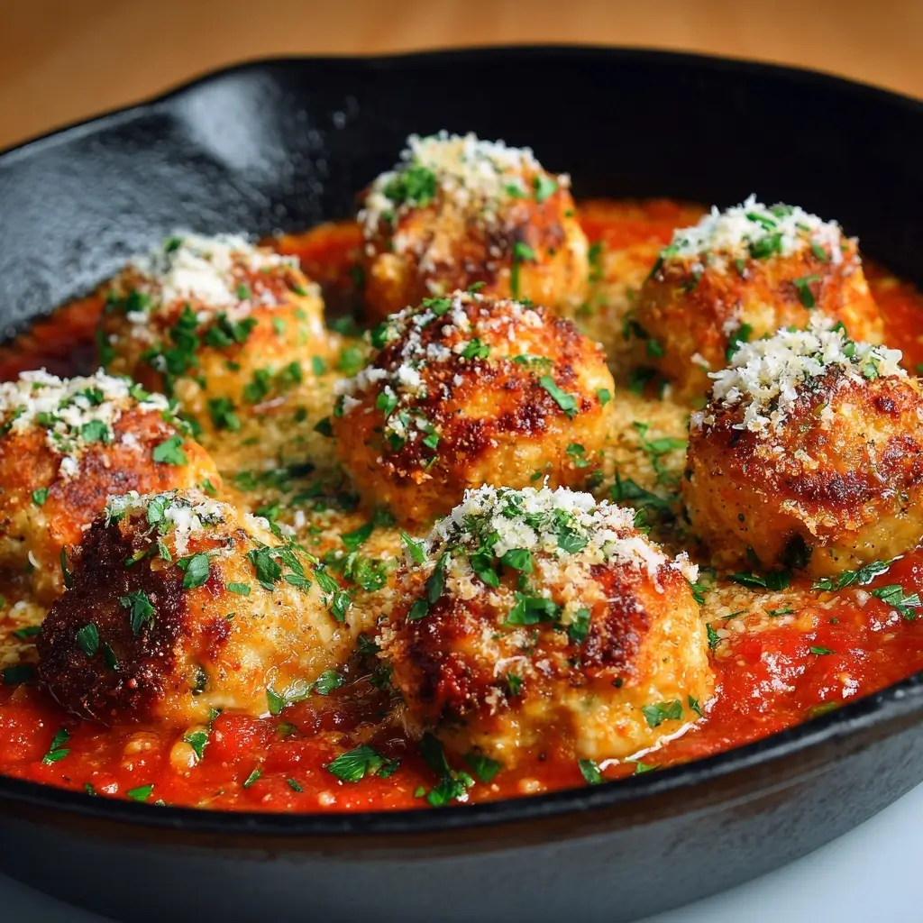 Chicken Parmesan Meatballs