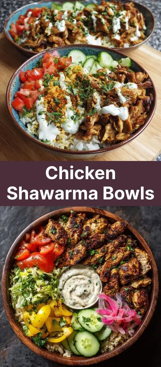 Chicken Shawarma Bowls
