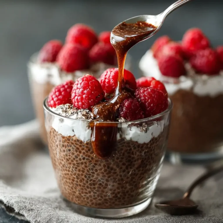 Chocolate Chia Pudding Parfaits