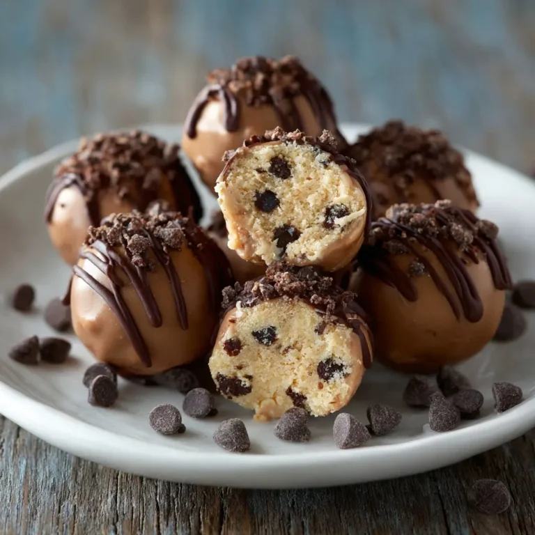 Chocolate Chip Cookie Dough Truffles