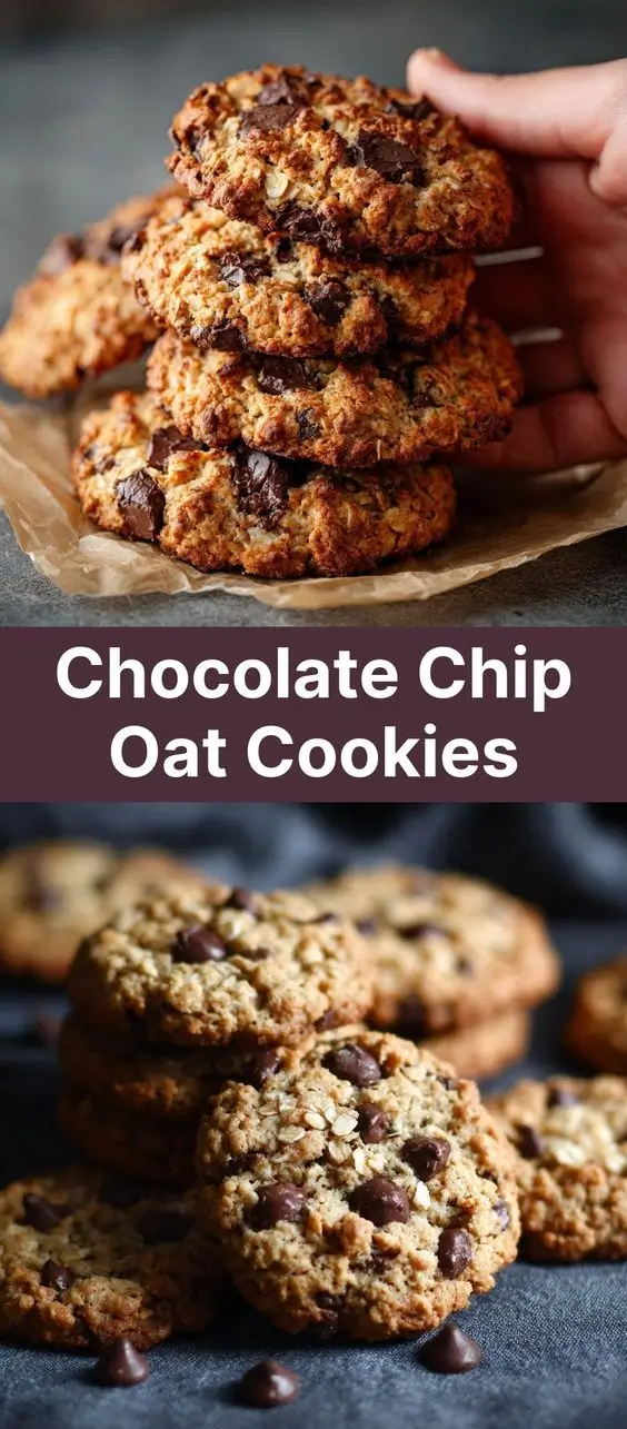 Chocolate Chip Oat Cookies