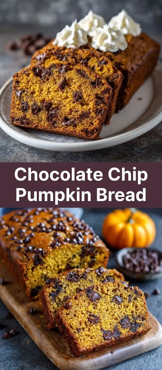 Chocolate Chip Pumpkin Bread