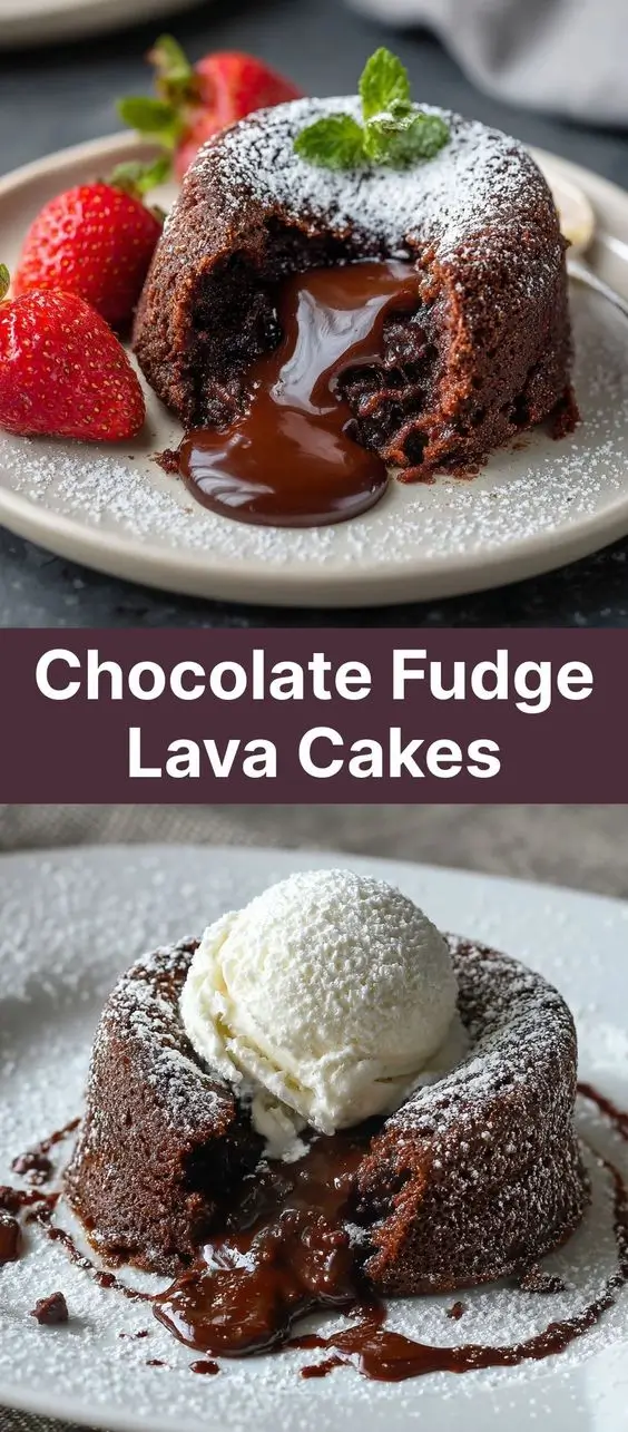 Chocolate Fudge Lava Cakes