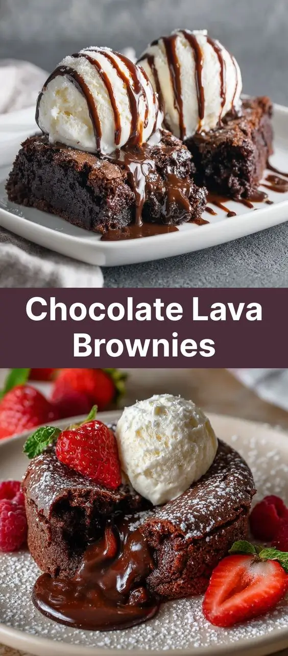 Chocolate Lava Brownies