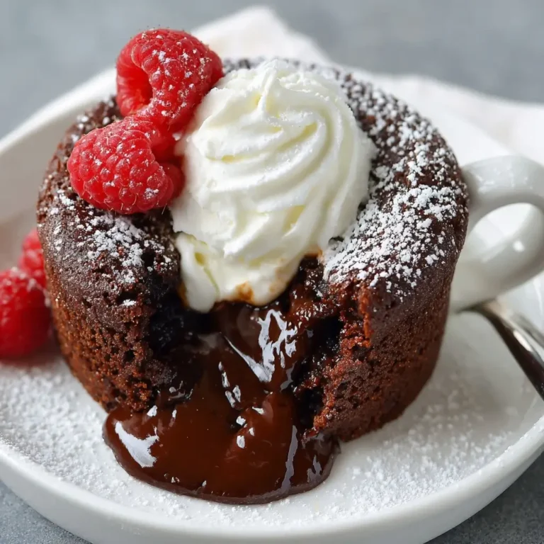 Chocolate Lava Mug Cake