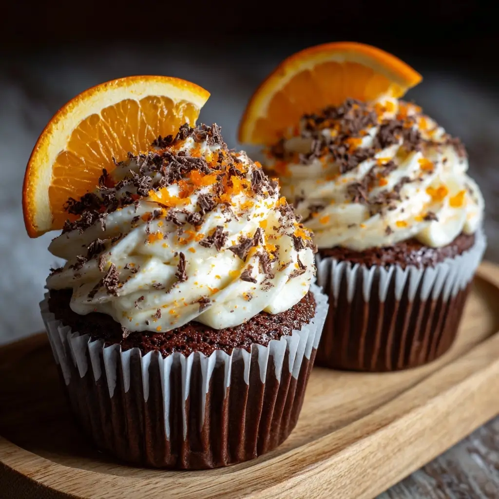 Chocolate Orange Zest Cupcakes
