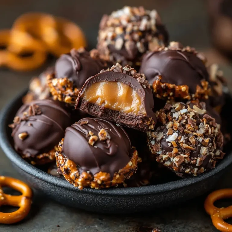 Chocolate Peanut Butter Pretzel Bites