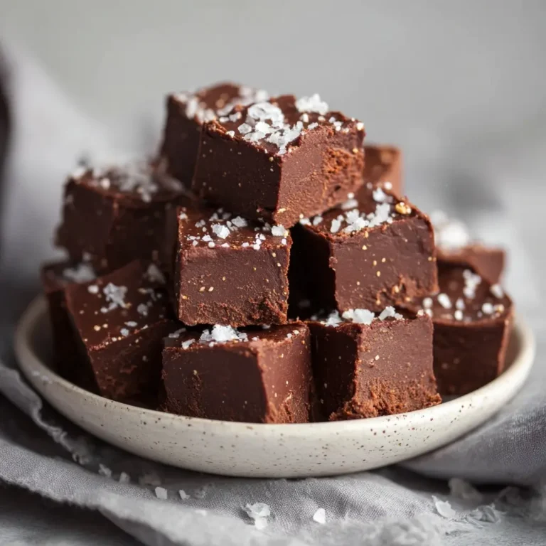 Chocolate Tahini Fudge