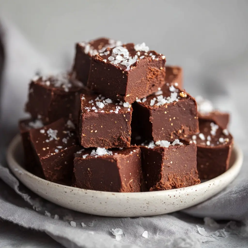 Chocolate Tahini Fudge