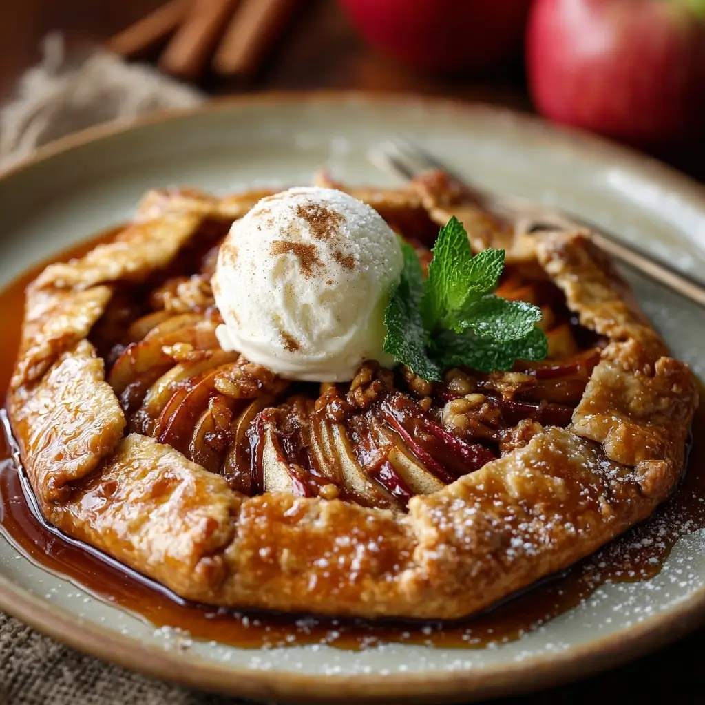 Cinnamon Apple Galette