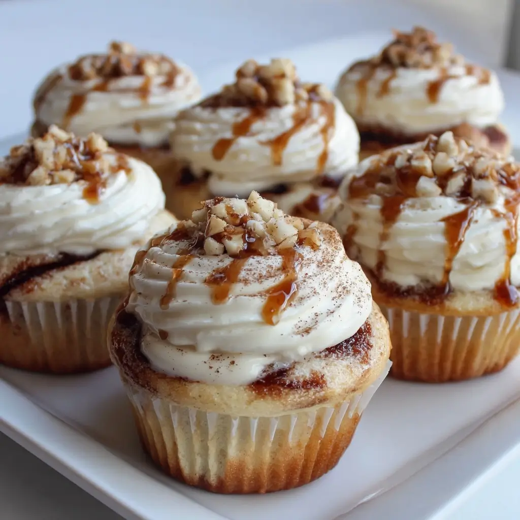 Cinnamon Roll Cupcakes