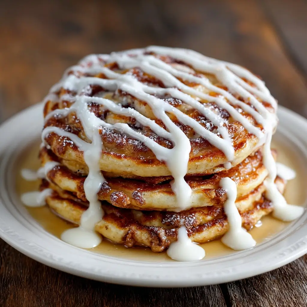 Cinnamon Roll Pancakes