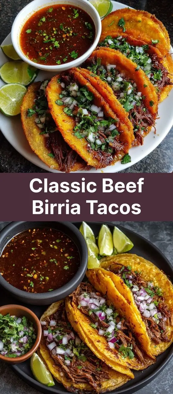 Classic Beef Birria Tacos
