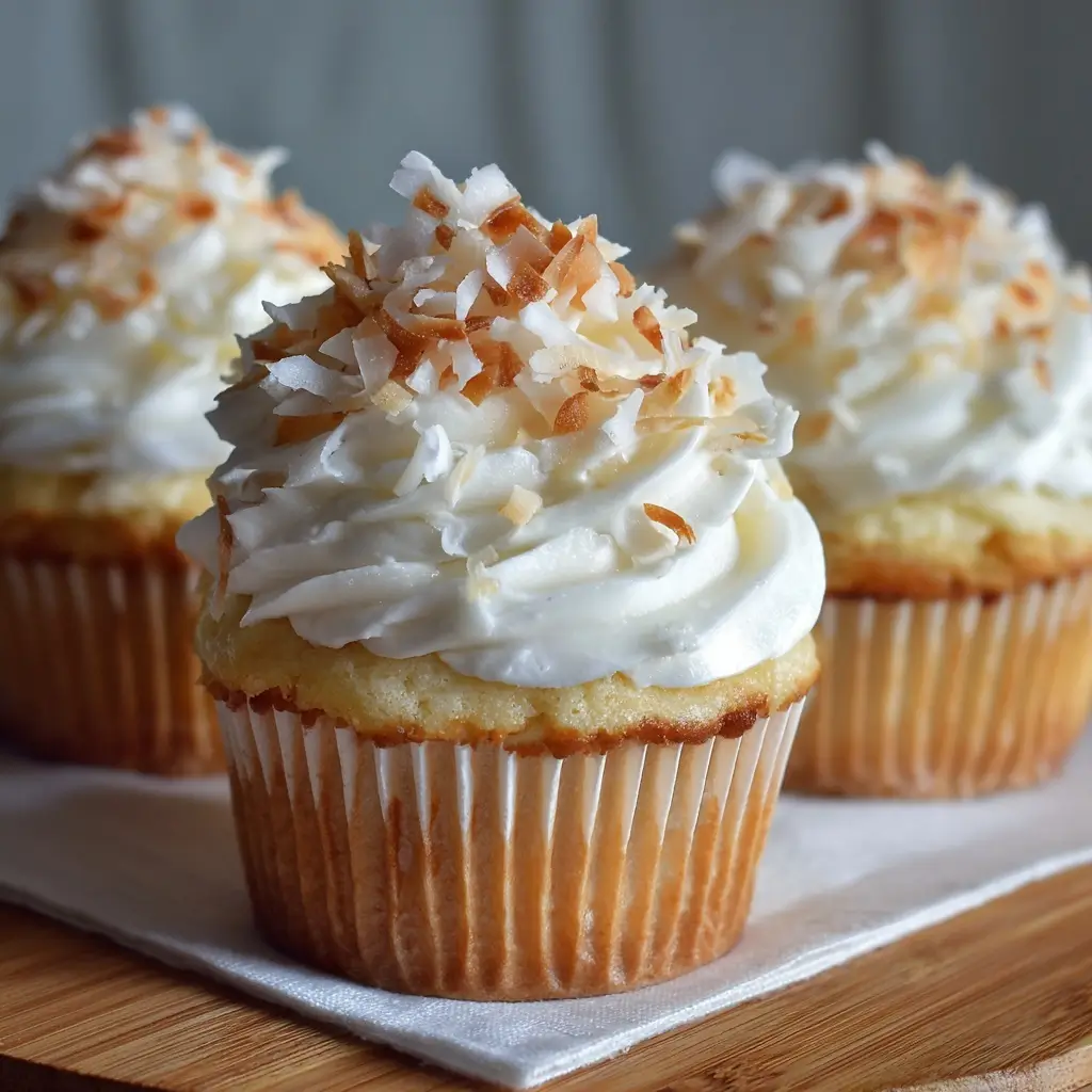 Coconut Cream Pie Cupcakes