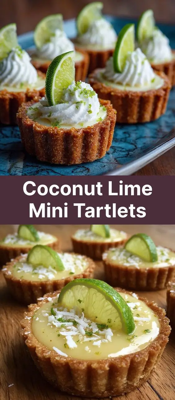 Coconut Lime Mini Tartlets