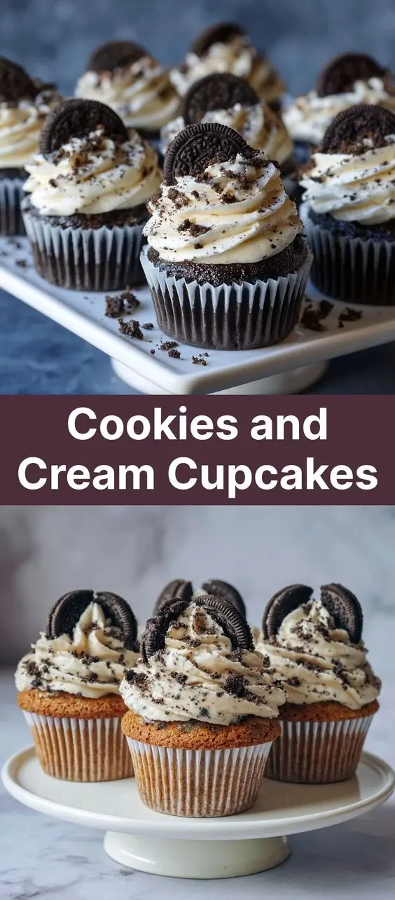 Cookies and Cream Cupcakes
