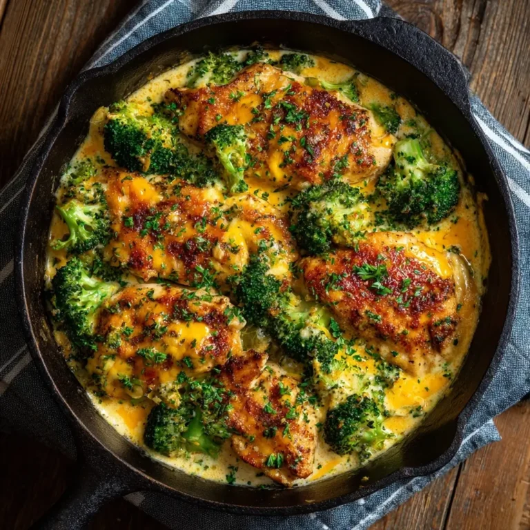 Creamy Broccoli Cheddar Chicken