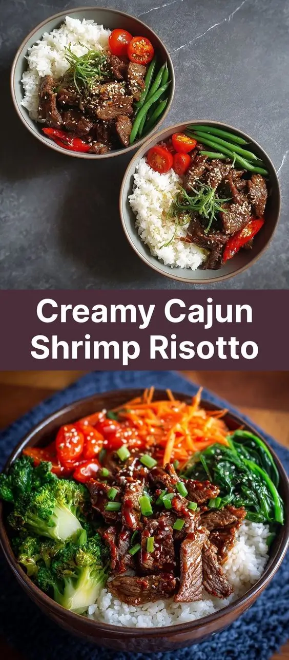 Creamy Cajun Shrimp Risotto