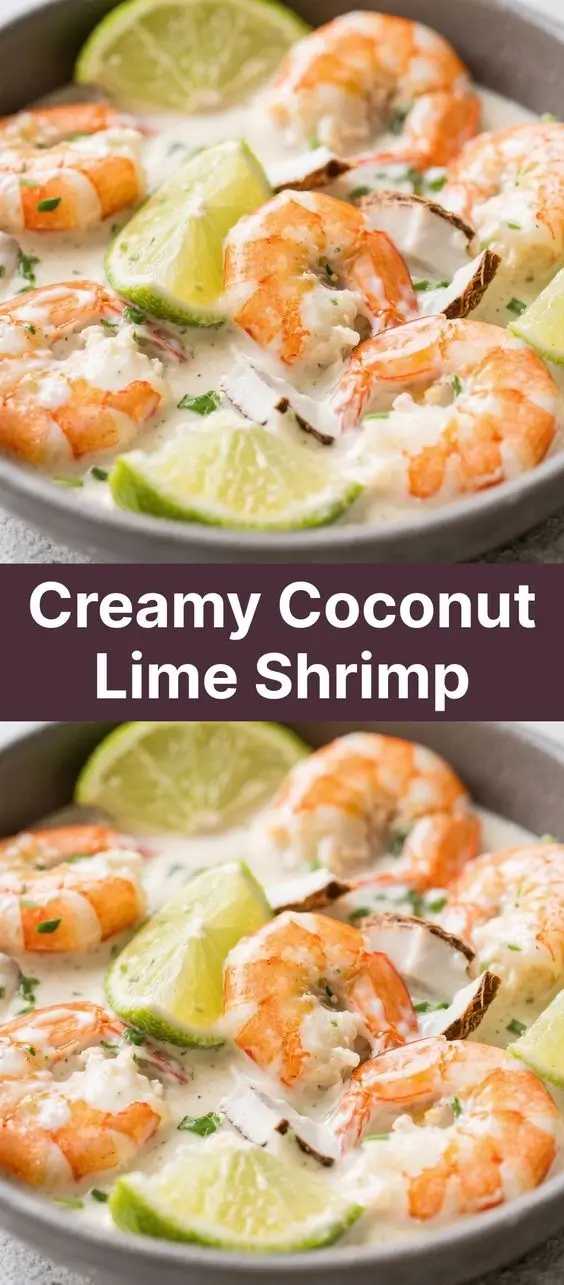 Creamy Coconut Lime Shrimp