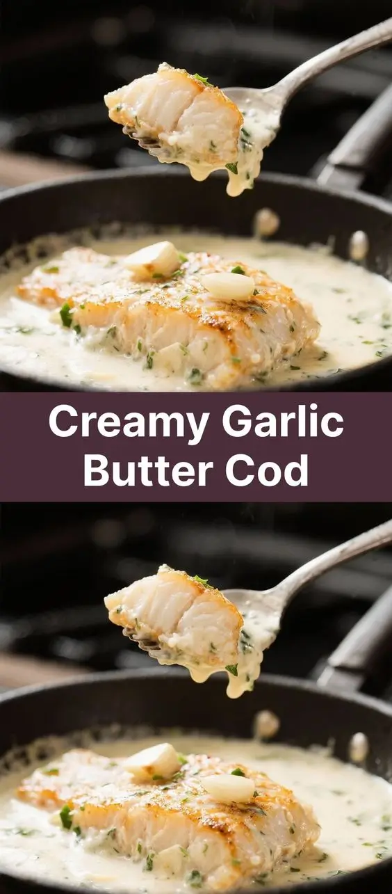 Creamy Garlic Butter Cod