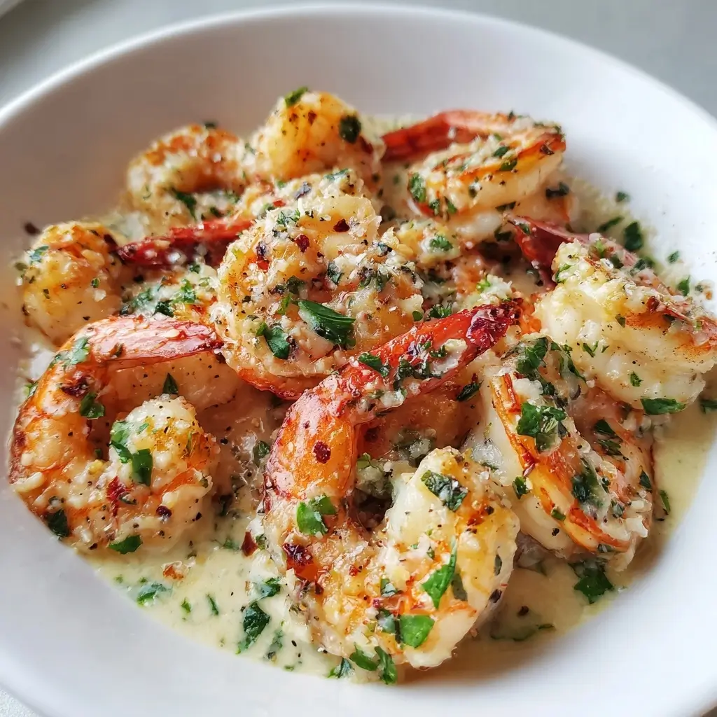 Creamy Garlic Parmesan Shrimp