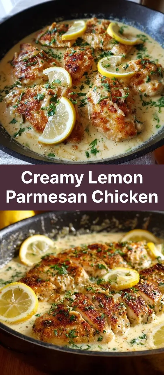 Creamy Lemon Parmesan Chicken