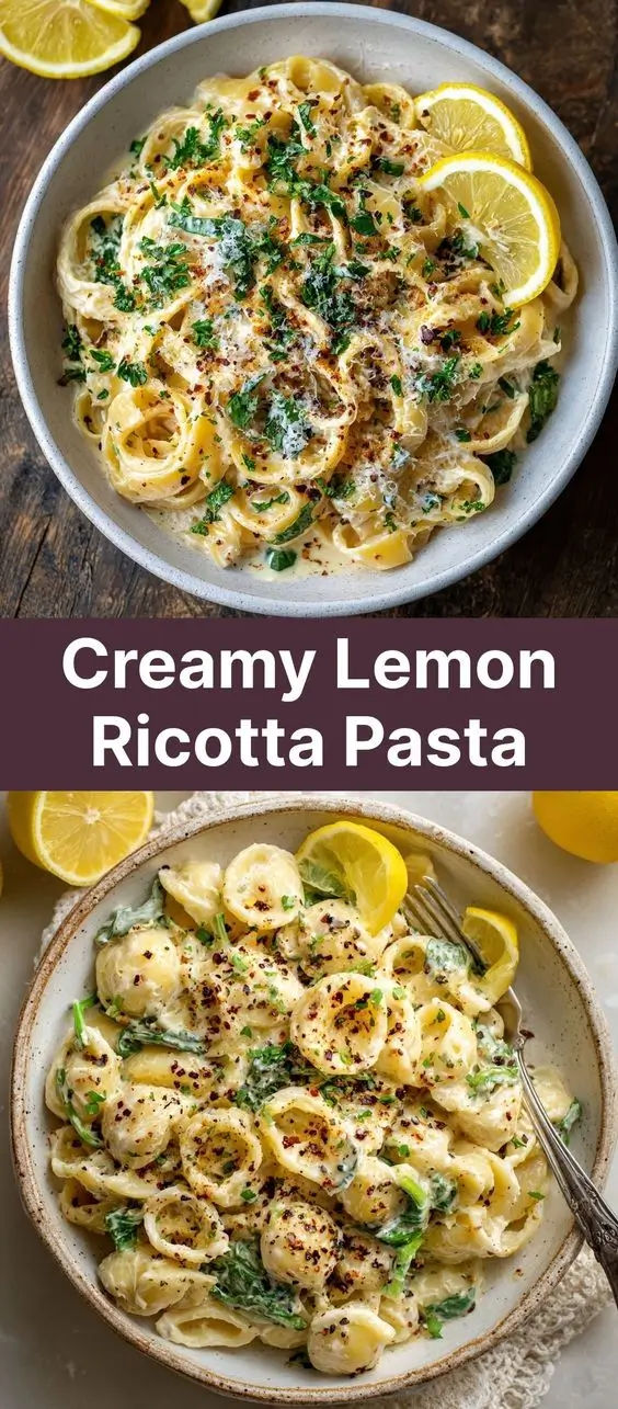 Creamy Lemon Ricotta Pasta